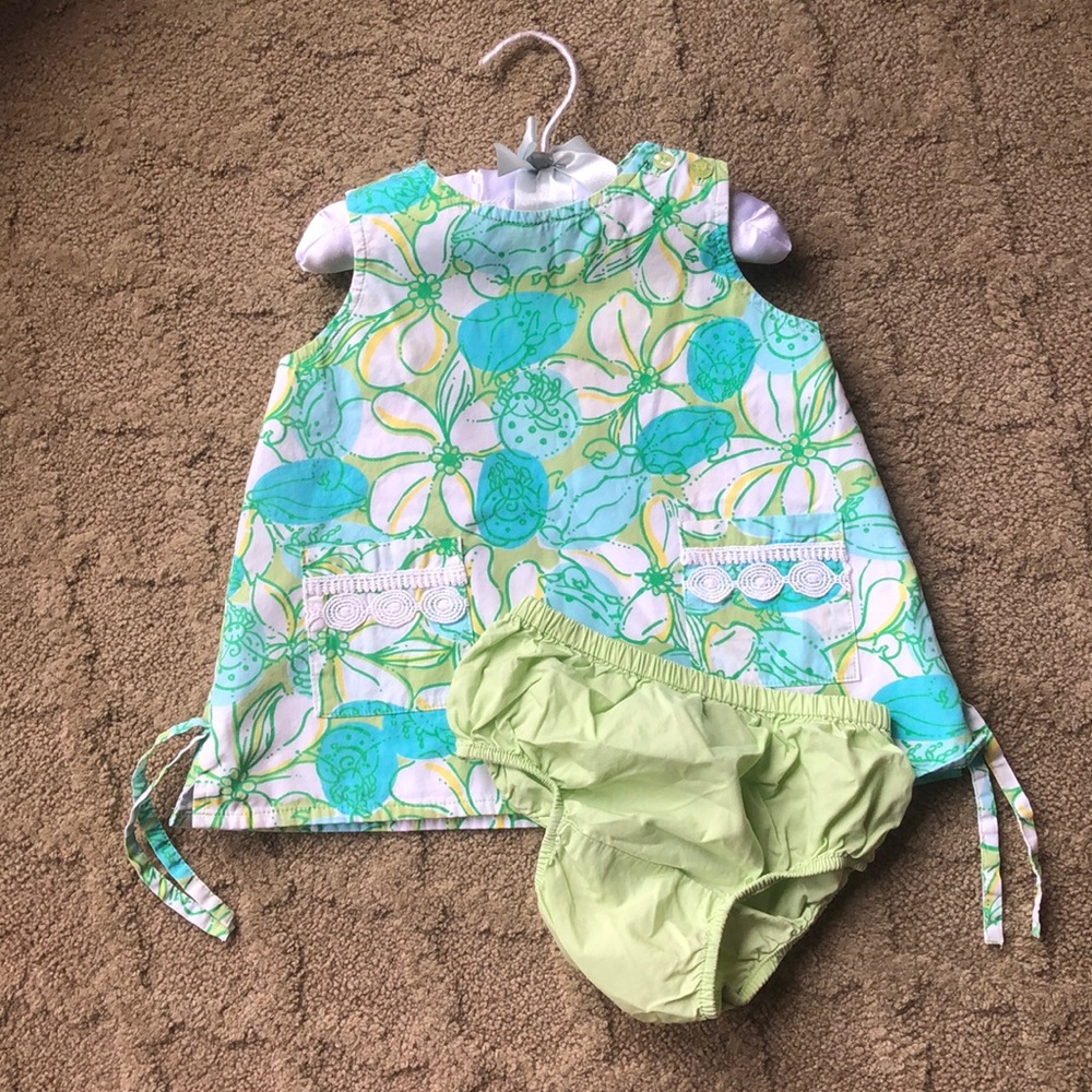 Lilly Pulitzer shift w bloomers. 18-24 mo